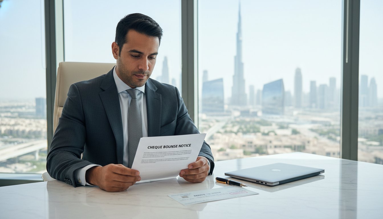 Cheque Bounce Legal Notice in Dubai: 2026 Guide to Fast Fund Recovery